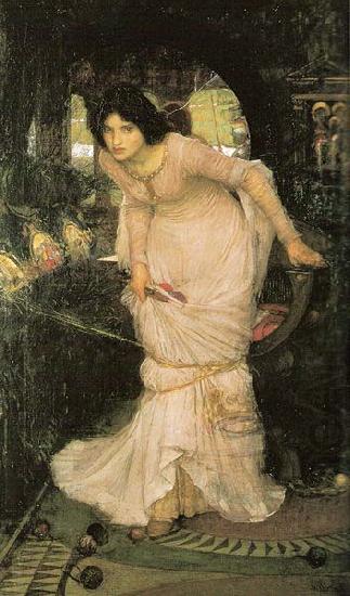 John William Waterhouse The Lady of Shalott Looking at Lancelot china oil painting image